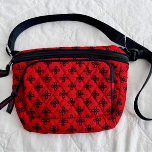 Vera Bradley Red Quilted Crossbody Bag